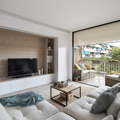 Vista del salón terraza