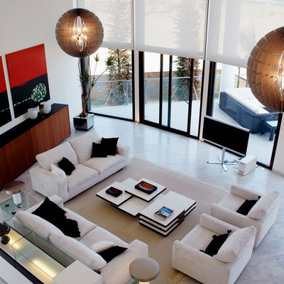 Vista desde zona dormitorios hacia salón.