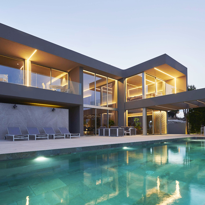 Vivienda frente a la costa