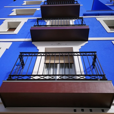 Rehabilitación de fachadas con Sistema SATE en edificio de viviendas en Bilbao