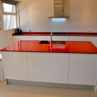 Vista frontal cocina