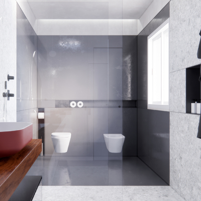 VILLA AP · Baño zona día