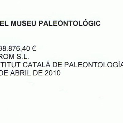 REHABILITACIÓN Y ADECUACIÓN DEL MUSEO PALEONTOLÓGICO DE SABADELL