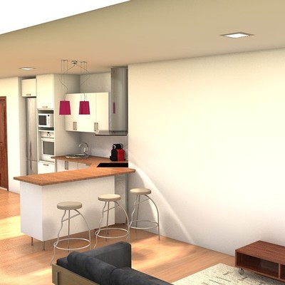 45 m2 De local comercial a loft funcional Barcelona