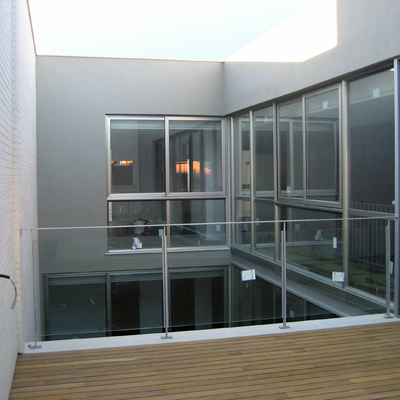 Vista superior del patio central