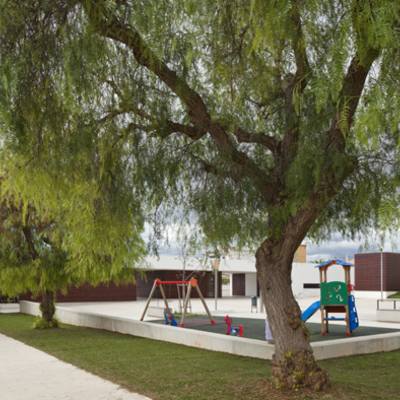 Vista zona juegos infantiles