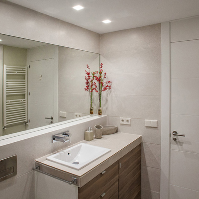 Baño mueble de lavabo de madera