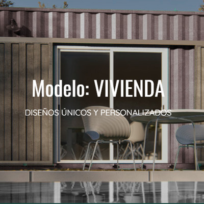 Construcción de viviendas industrializadas con containers marítimos.