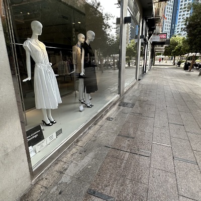 Limpieza cristales Zara