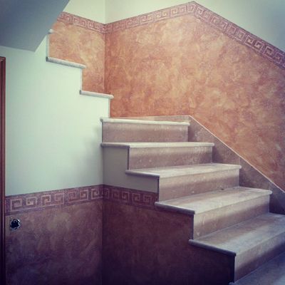 Zocalo de escalera en tierras florentinas