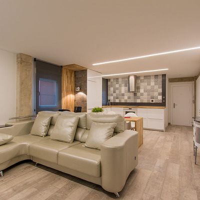 ZONA DE ESTAR Y COCINA