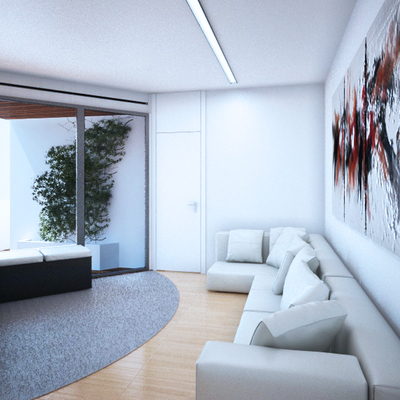 Zona de juegos en la zona de terraza