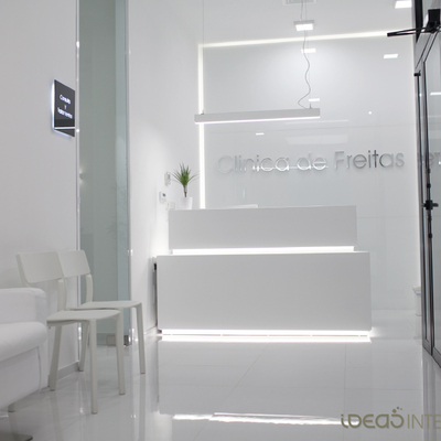 Zona de la recepción de la clínica.