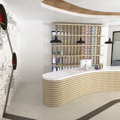 Zona Venta y Exposición de Máquinas.