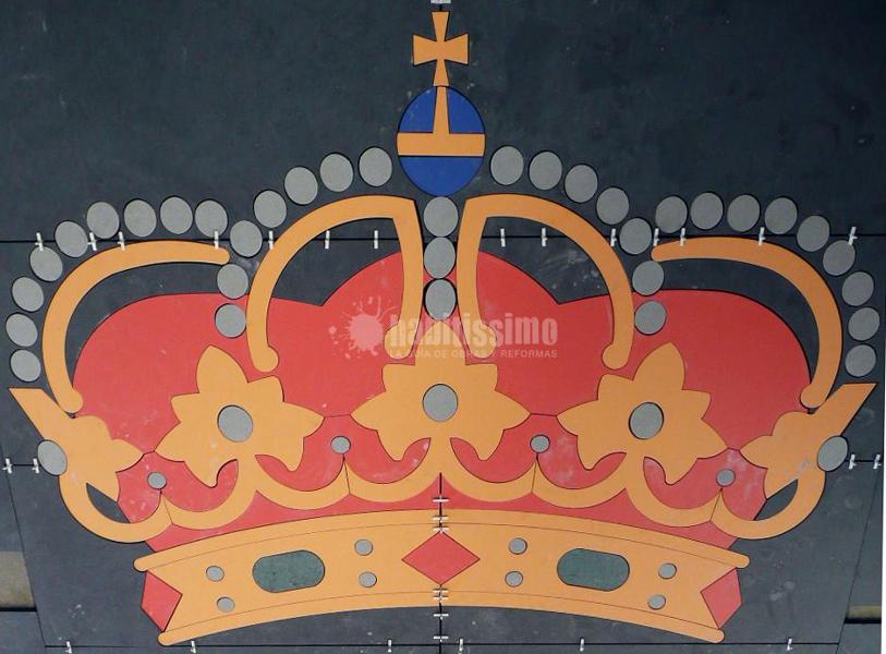 Escudo Aldea del Rey realizado en Hidrocorte