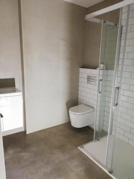 baño completo en microcemento