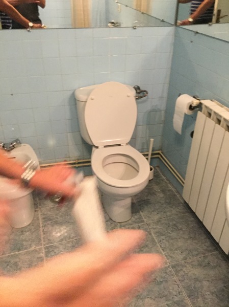 Baño principal antiguo 