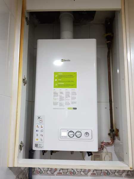 caldera beretta con adaptación de tomas