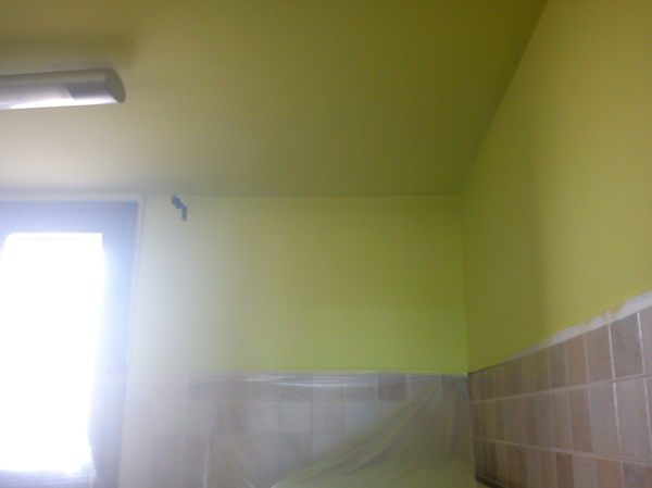 cocina a verde pistacho