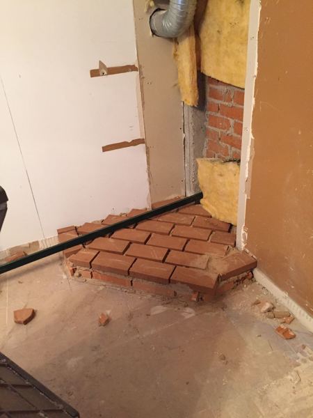 COLOCACION DE BASE PARA CHIMENEA 