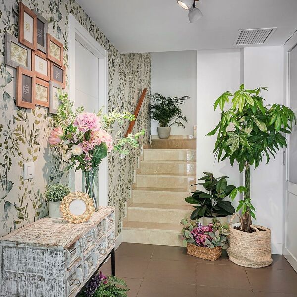 como decorar la entrada de la casa