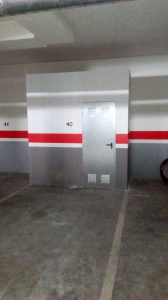 Construcción de trastero de pladur en plaza de garage