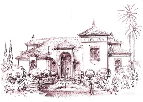 Dibujo Fachada principal