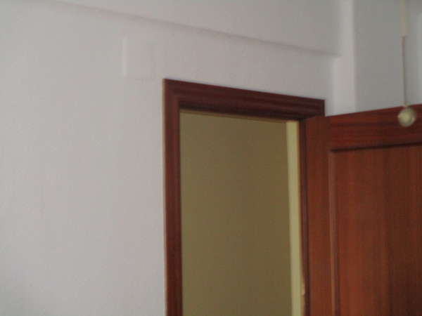 Dormitorio con gotelé