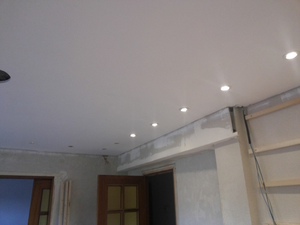 Falsa viga para pasar cableado