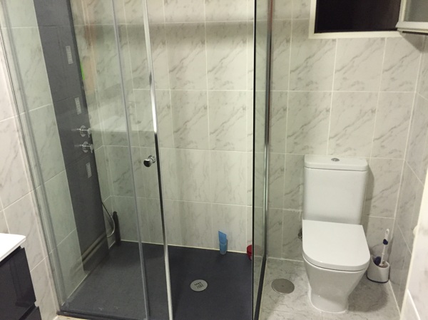 INSTALACION plato ducha mampara