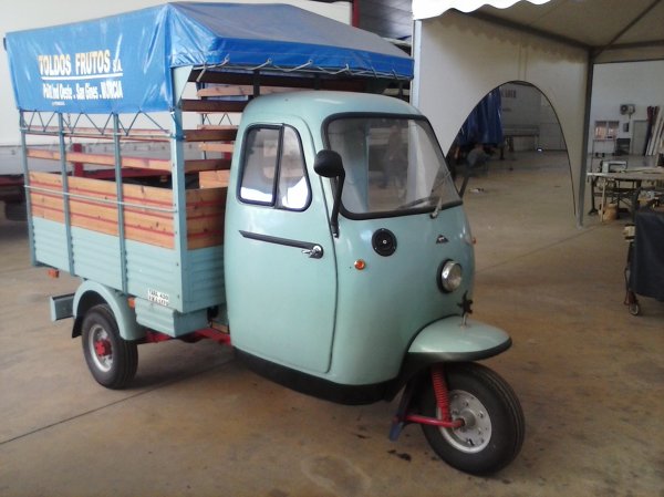 Lona cobertora para motocarro