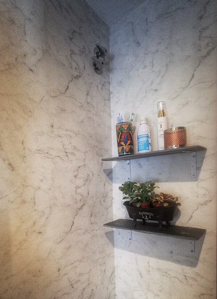 Papel vinilo aseo imitacion marmol