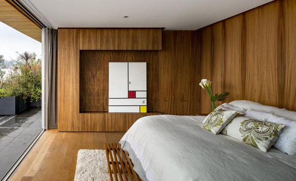 Paredes forradas en madera