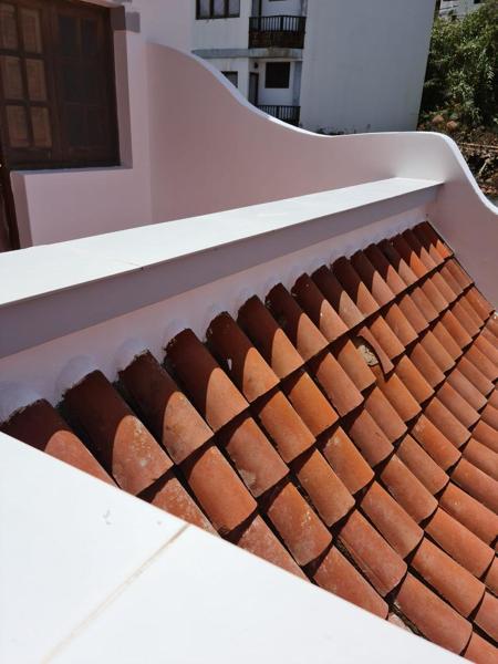 Pintura y reparación exterior paredes, muros y tejas