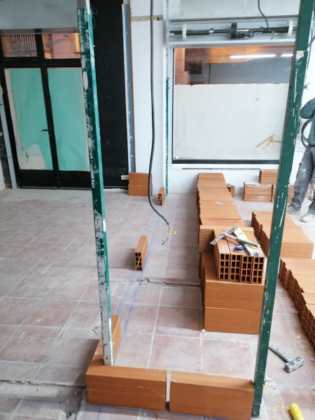 replanteo de tabiques