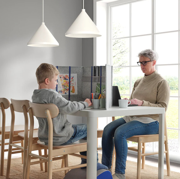 Separador de escritorio de IKEA