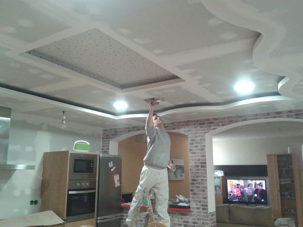 Techo moderno en cocina