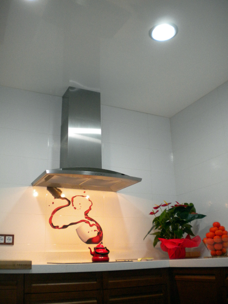 Techo tensado lacado