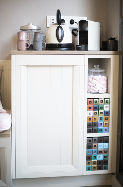 Vista de la zona del café