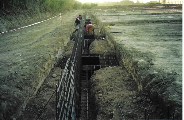 Zapata y viga de atado