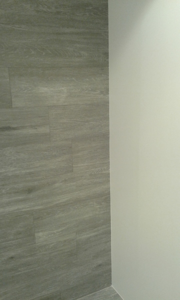 zona de ducha junto a todo el baño