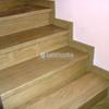 Forrado de escalera con laminado de Quick Step