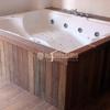 Forrado Jacuzzi en madera de Ipe