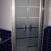 Revestimiento de baño azul