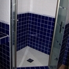 Revestimiento de baño azul