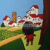 Mural el campo en la ciudad