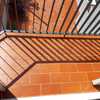 Acabado de balcones, con baldosa tradicional