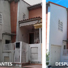 Antes y después de fachada