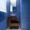 Baño azul