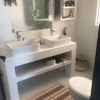 Baño MicroCemento blanco
